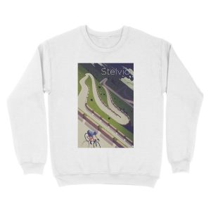 Alternative view of 'Stelvio' Print Unisex Crewneck Sweatshirt