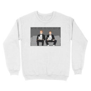 Alternative view of Step Brothers - We're Here To Fuck Shit Up Unisex Crewneck Sweatshirt