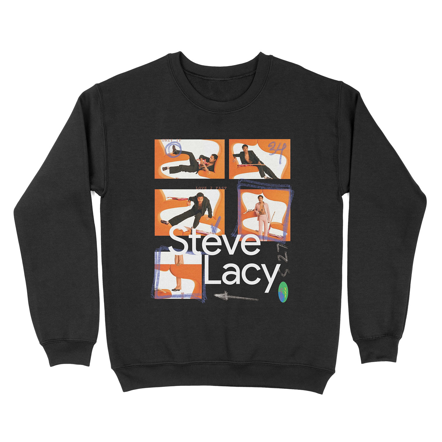 Steve Lacy Contact Sheet Unisex Crewneck Sweatshirt