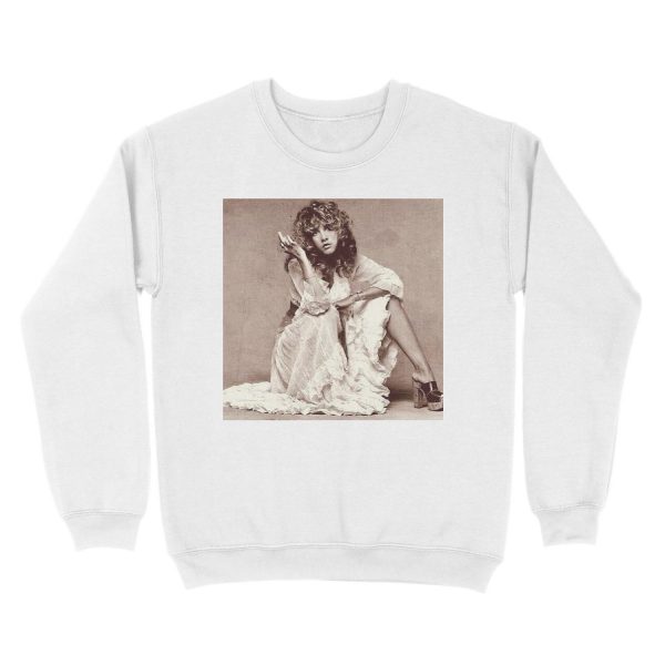 stevie flips you off (✿◕‿◕) Unisex Crewneck Sweatshirt - Image 2