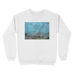 Alternative view of Stickman Mega Fight Unisex Crewneck Sweatshirt