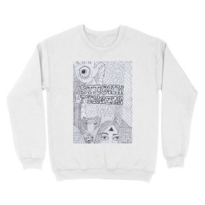 Alternative view of Sticky Fingers Band Unisex Crewneck Sweatshirt