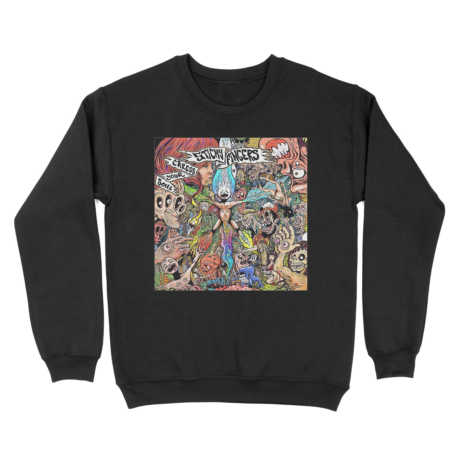 Sticky Fingers caress your soul Unisex Crewneck Sweatshirt