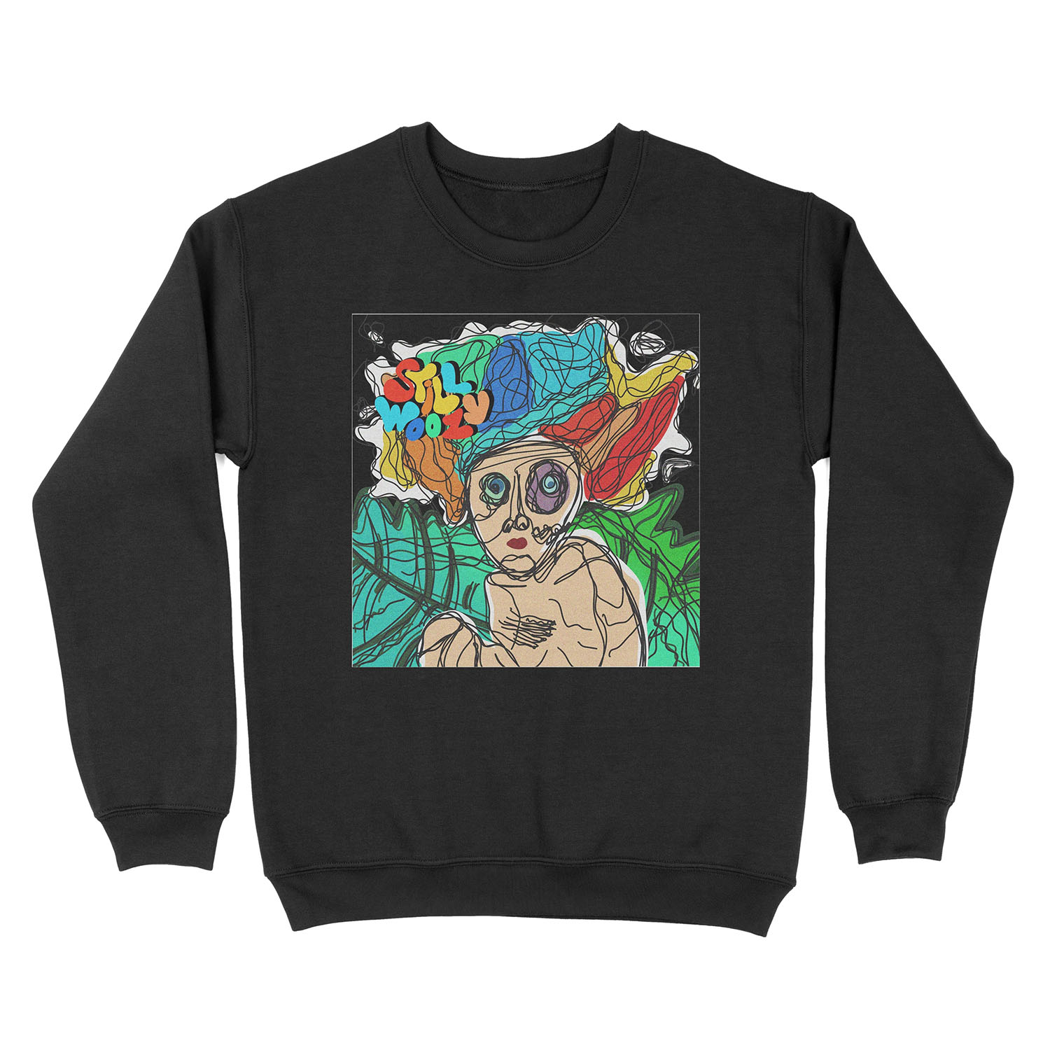 Still Woozy album cover doodle Unisex Crewneck Sweatshirt