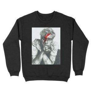 stop frowning, moony. you'll mess our handiwork up! Unisex Crewneck Sweatshirt