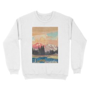 Alternative view of Storms over Keiisino Unisex Crewneck Sweatshirt