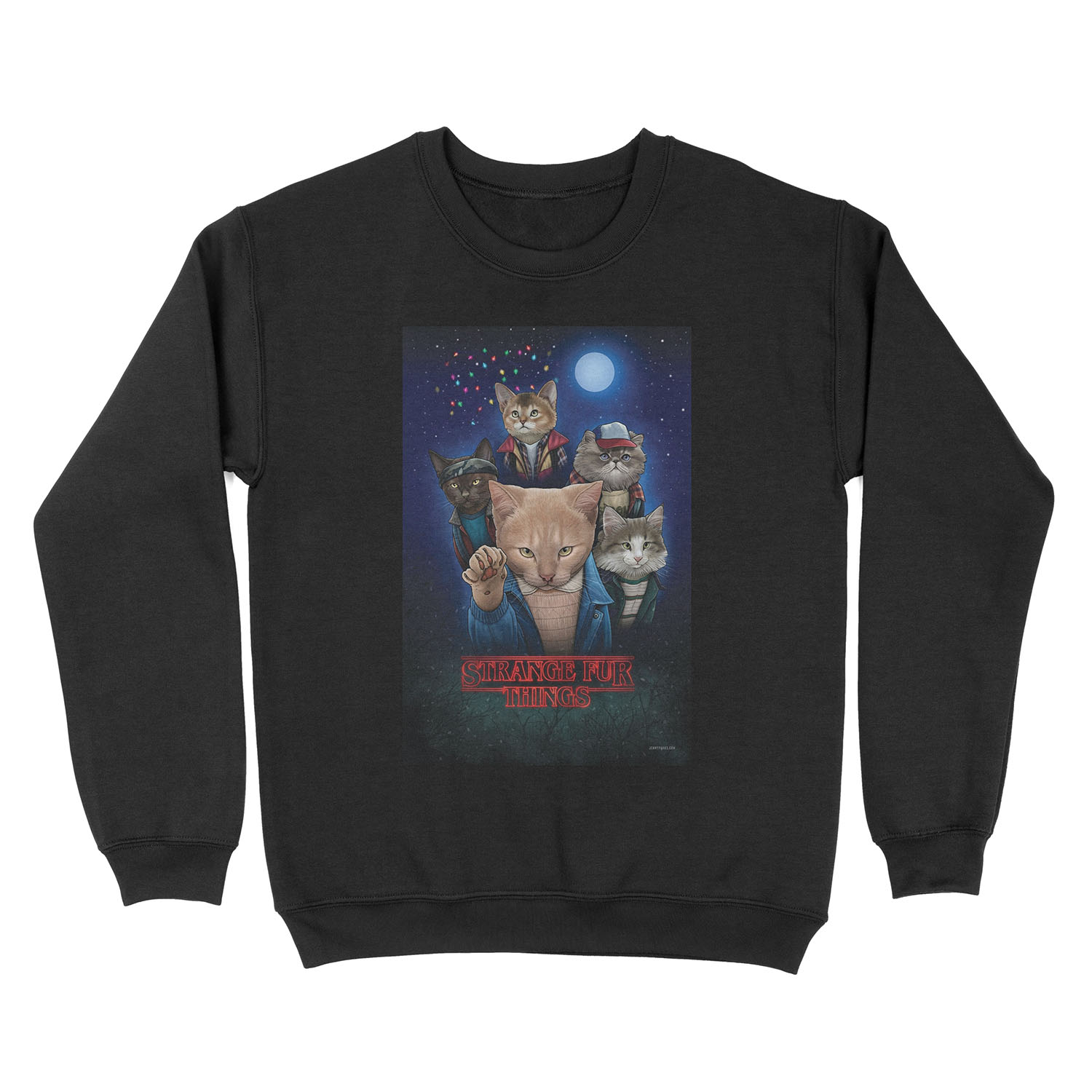 Strange Fur Things Unisex Crewneck Sweatshirt