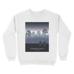 Alternative view of Stranger Things Tribute Art Unisex Crewneck Sweatshirt
