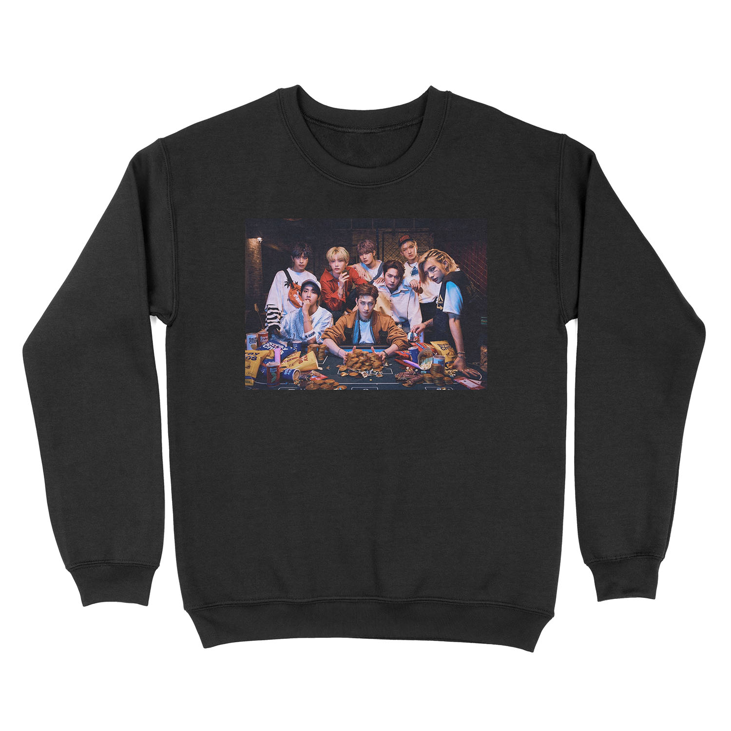 stray kids ALL IN poster Unisex Crewneck Sweatshirt
