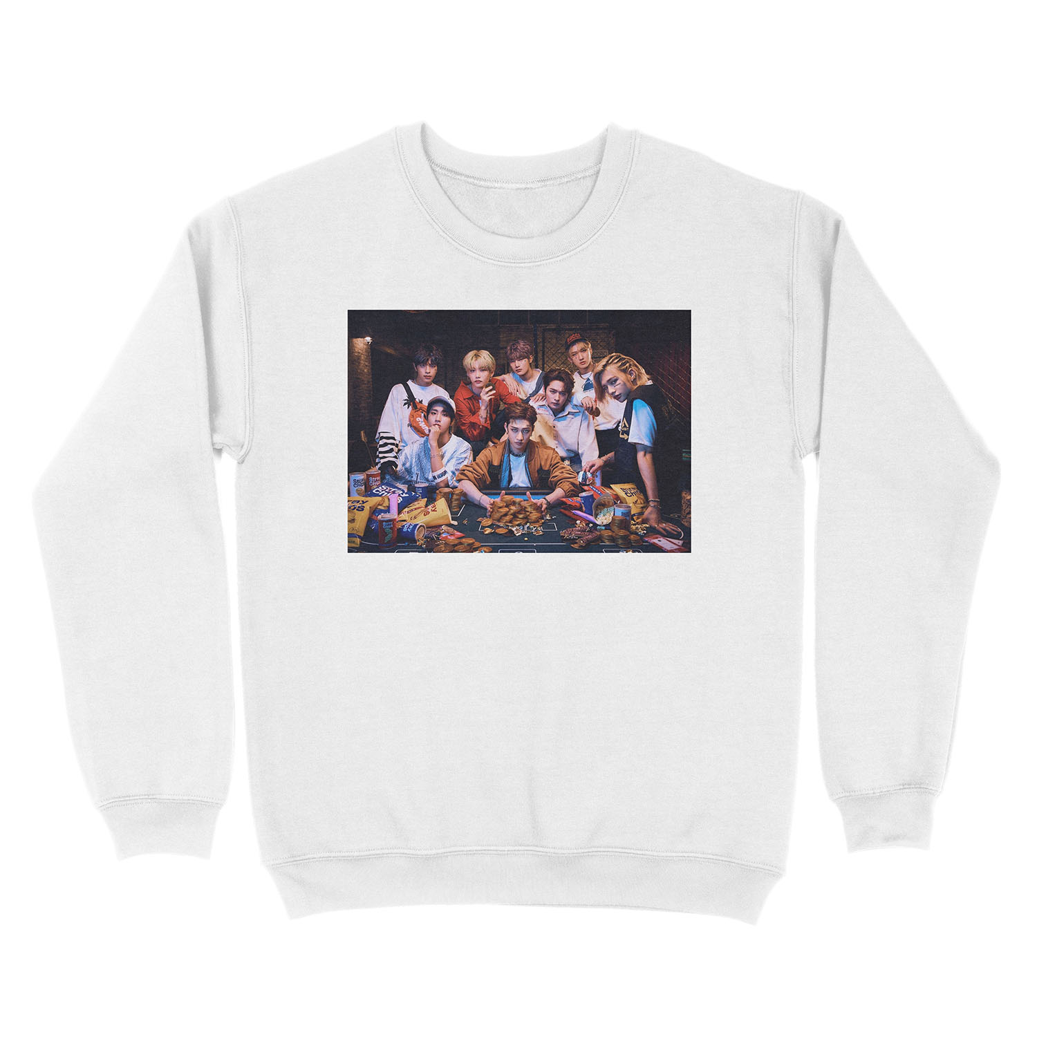 stray kids ALL IN poster Unisex Crewneck Sweatshirt - Image 2