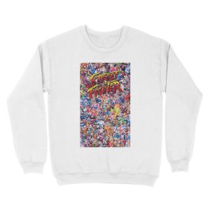 Alternative view of Street Fighter Character Collage Unisex Crewneck Sweatshirt