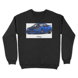Street Monstr. Skyline R34 GTR Unisex Crewneck Sweatshirt