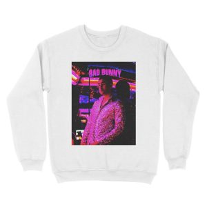 Alternative view of style bad bunny tour 2019 bedakan Unisex Crewneck Sweatshirt