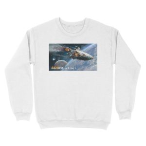 Alternative view of Subanutica Aurora Crash Unisex Crewneck Sweatshirt