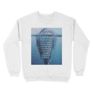 Alternative view of Success Ice Berg Model Unisex Crewneck Sweatshirt