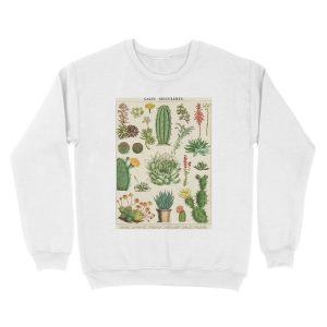 Alternative view of succulents poster Unisex Crewneck Sweatshirt