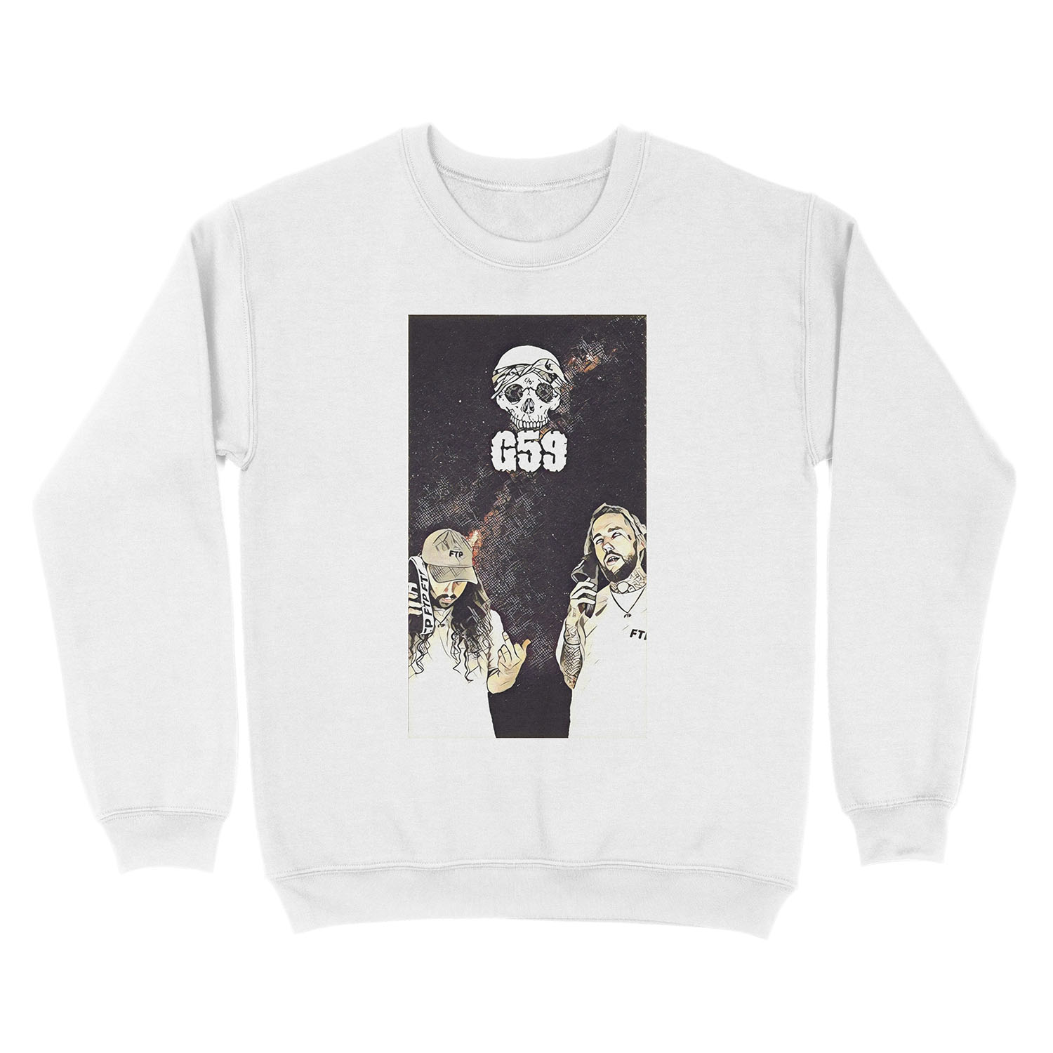 Suicideboys G59 Space Artwork Unisex Crewneck Sweatshirt - Image 2