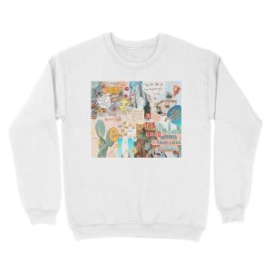 Alternative view of SUMMER COLLAGE TAPESTRY - PHONE CASE Unisex Crewneck Sweatshirt