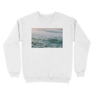 Alternative view of Summer Waves Unisex Crewneck Sweatshirt