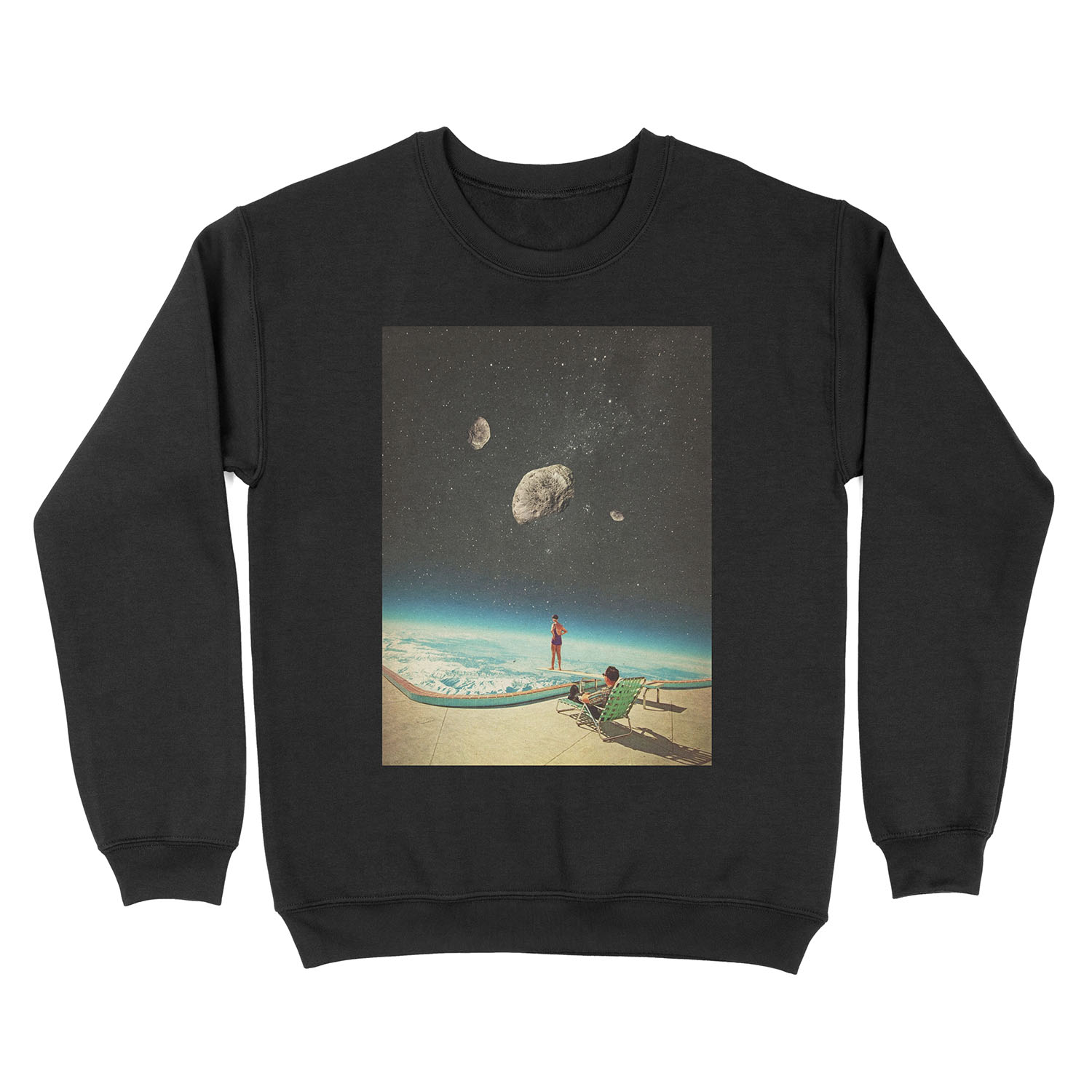 Summer with a Chance of Asteroids Unisex Crewneck Sweatshirt