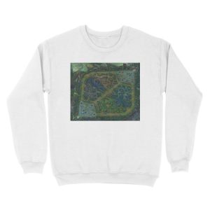 Alternative view of Summoners Rift Unisex Crewneck Sweatshirt