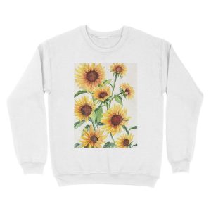 Alternative view of Sunflowers Unisex Crewneck Sweatshirt