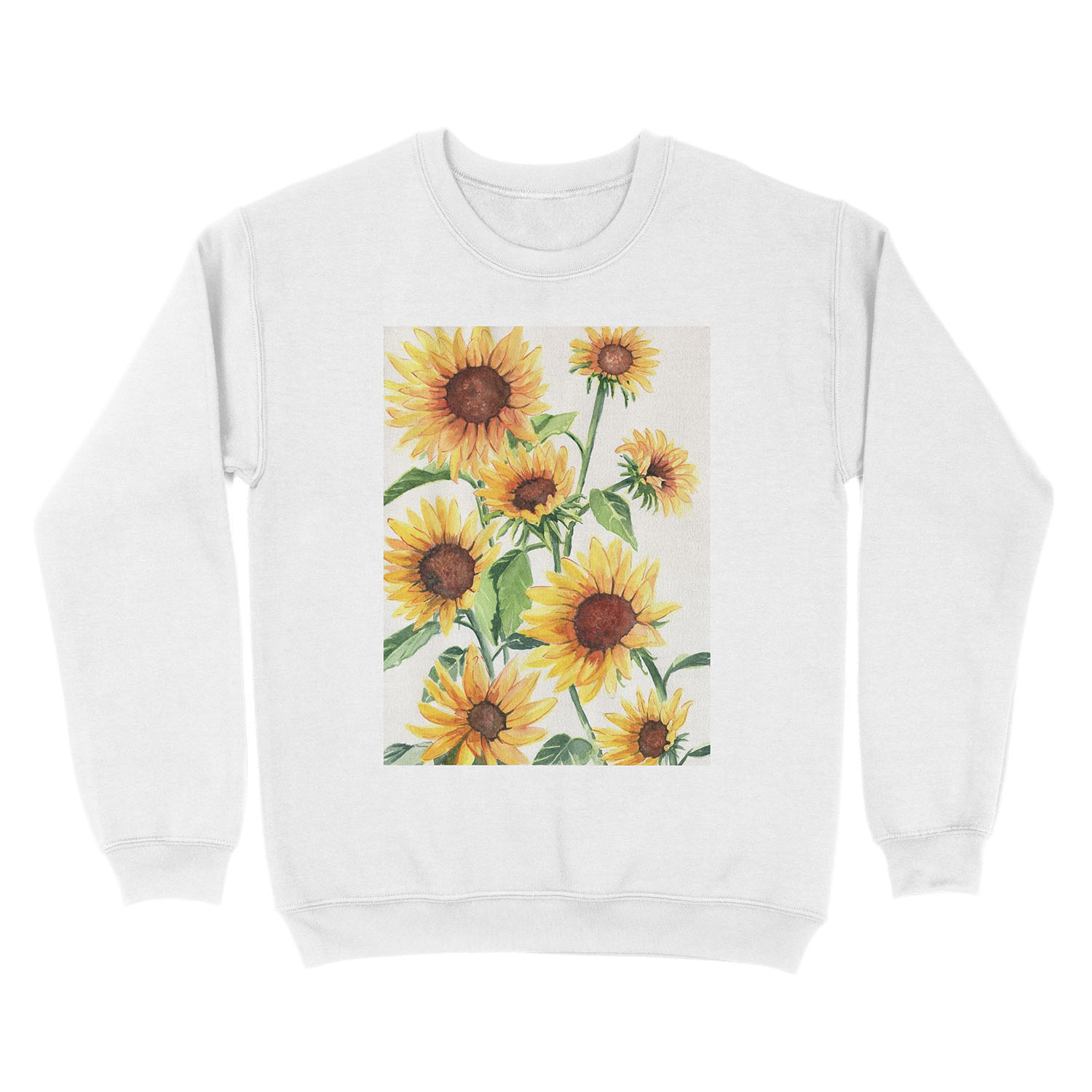 Sunflowers Unisex Crewneck Sweatshirt - Image 2