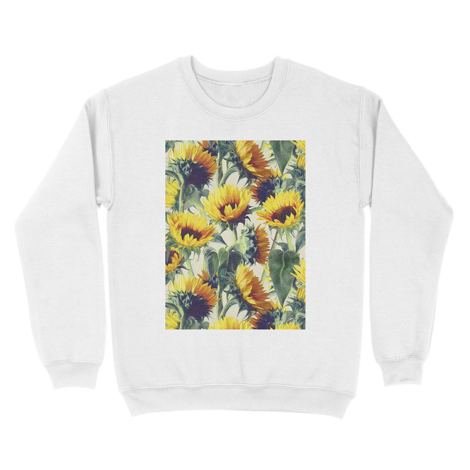 Sunflowers Forever Unisex Crewneck Sweatshirt - Image 2