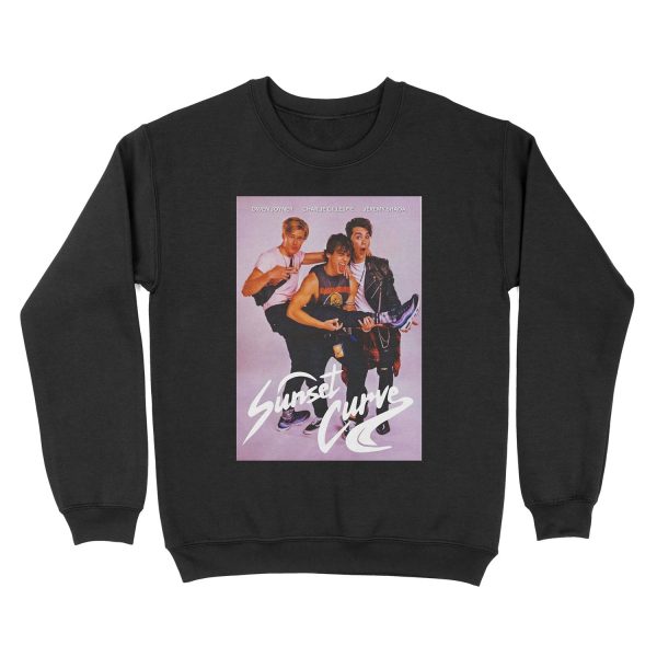 Sunset Curve band poster Unisex Crewneck Sweatshirt