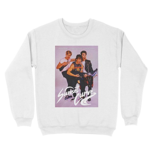 Sunset Curve band poster Unisex Crewneck Sweatshirt - Image 2