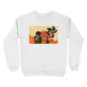 Alternative view of Sunset Samurai Unisex Crewneck Sweatshirt