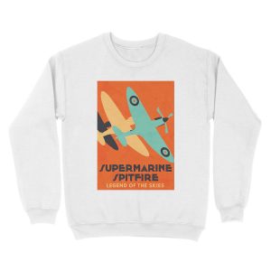 Alternative view of Supermarine Spitfire Unisex Crewneck Sweatshirt