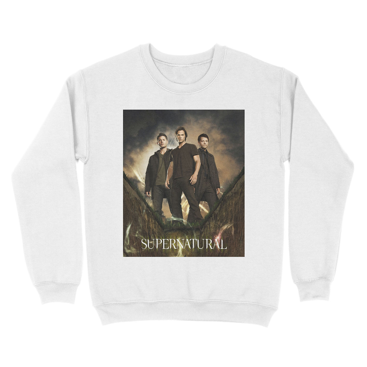 Supernatural Cover Unisex Crewneck Sweatshirt - Image 2