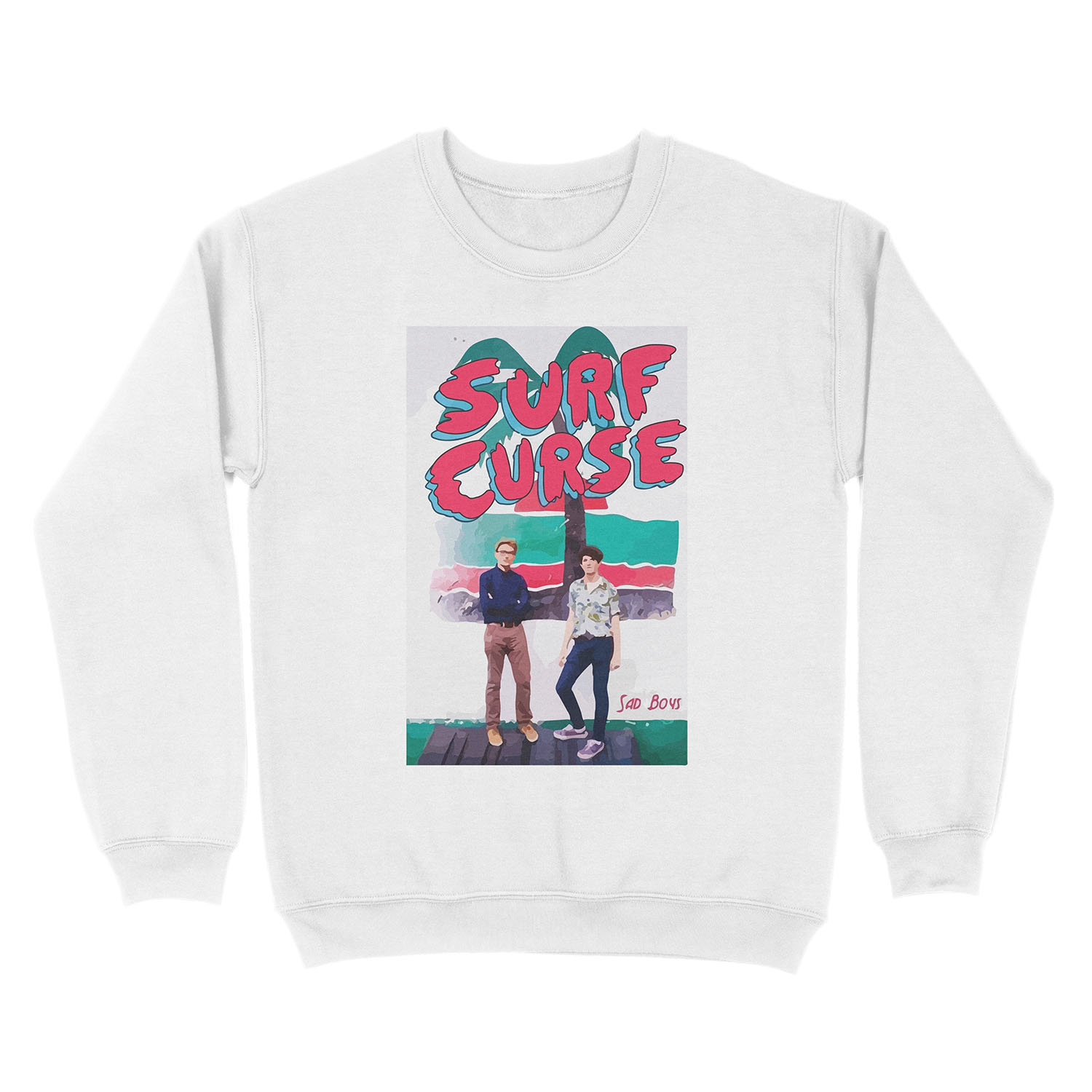 Surf Curse Unisex Crewneck Sweatshirt - Image 2