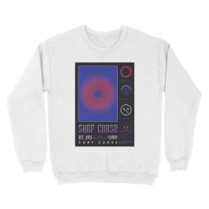 Alternative view of SURF CURSE Discography Unisex Crewneck Sweatshirt