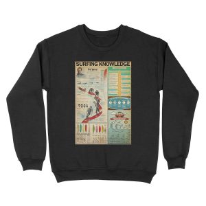 Surf Tutorial For People Unisex Crewneck Sweatshirt