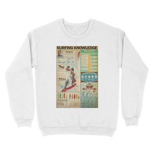 Alternative view of Surf Tutorial For People Unisex Crewneck Sweatshirt