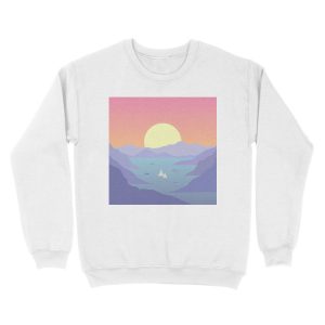 Alternative view of Surfaces Horizon Album Cover Unisex Crewneck Sweatshirt