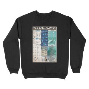 Surfing Knowledge Unisex Crewneck Sweatshirt