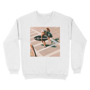 Alternative view of SURFS UP BBY Unisex Crewneck Sweatshirt