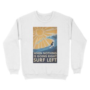 Alternative view of surving vintage Unisex Crewneck Sweatshirt