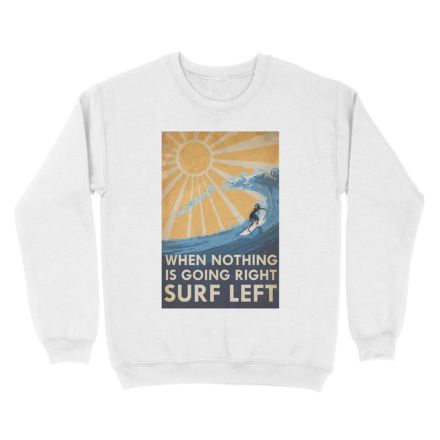 surving vintage Unisex Crewneck Sweatshirt - Image 2