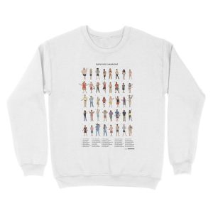 Alternative view of Survivor: Champions - All Winners Artwork Unisex Crewneck Sweatshirt