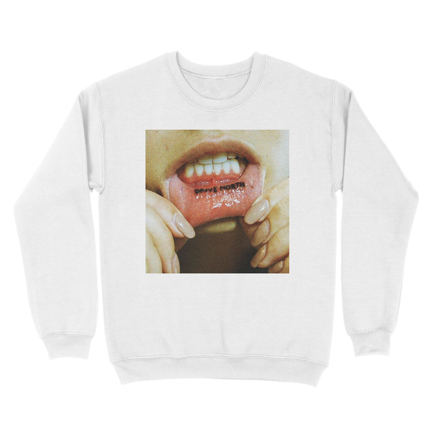SWMRS Grunge Alternative Drive North Unisex Crewneck Sweatshirt - Image 2