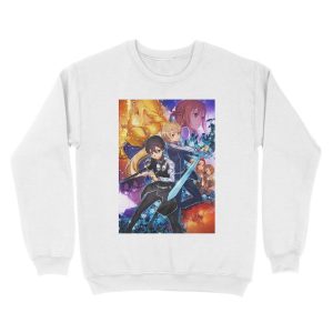 Alternative view of Sword Art Online Alicization Unisex Crewneck Sweatshirt