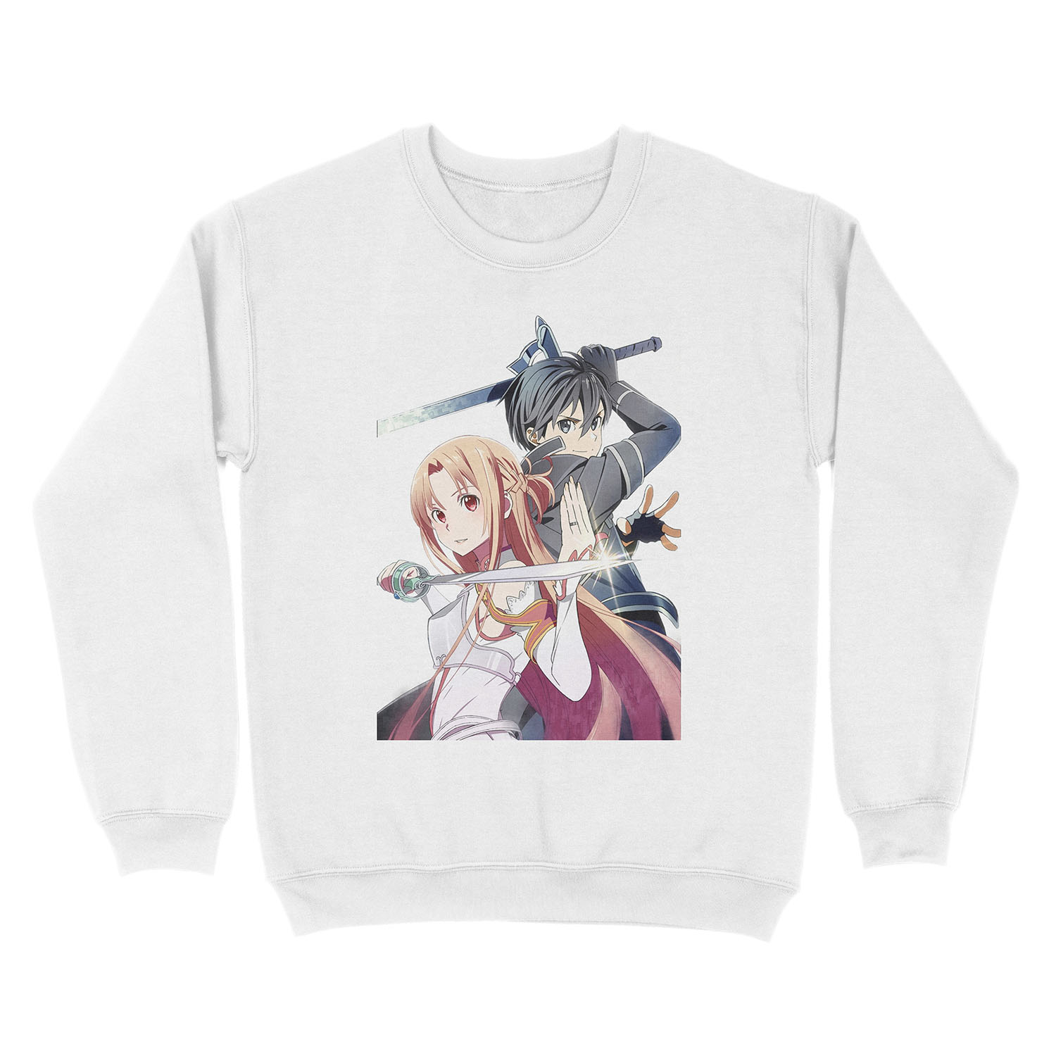 Sword Art Online - Asuna and Kirito Unisex Crewneck Sweatshirt - Image 2