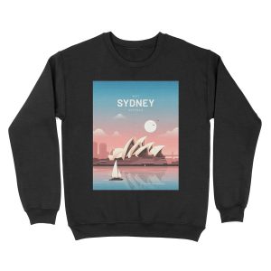 Sydney Australia Vintage Travel Unisex Crewneck Sweatshirt