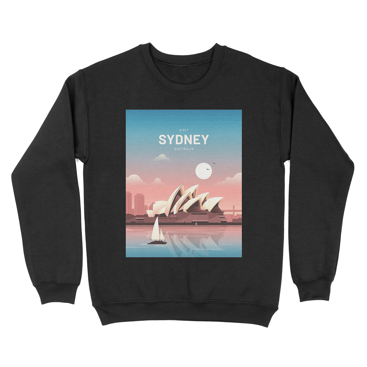 Sydney Australia Vintage Travel Unisex Crewneck Sweatshirt