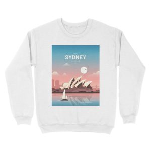 Alternative view of Sydney Australia Vintage Travel Unisex Crewneck Sweatshirt