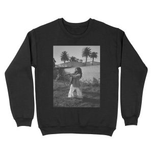 SZA Black And White Unisex Crewneck Sweatshirt